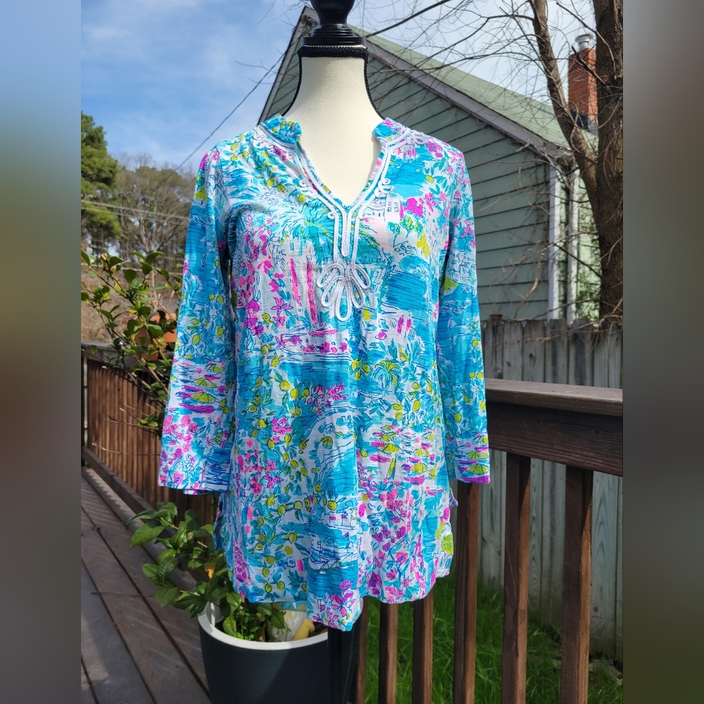 EUC Lillly Pulitzer kaia knit tunic Small